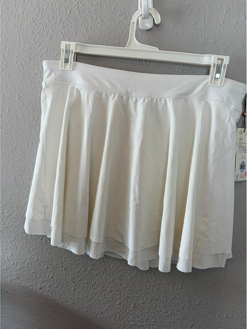 NWT Calia High Rise Performance Skort 15in length White size XL. $50 retail. Few - Picture 6 of 7